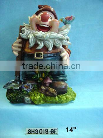 Newest Resin Garden Gnome Garden Dwarfs Statues Resin Crafts
