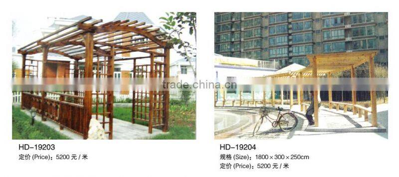 (HD-20002) China strong solid wood patio bench