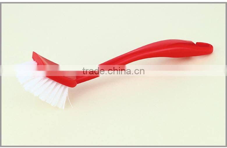 low price cleaning well functional soft long handle brush plastic dish brush