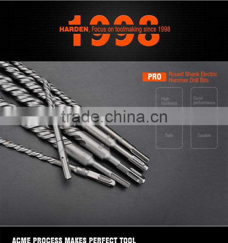 Professional YG8 Steel Round Shank Electrical Hammer Drill Bits