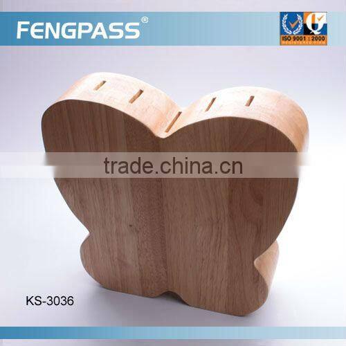 Colorful surface pp universal round knife block(371-389-476)