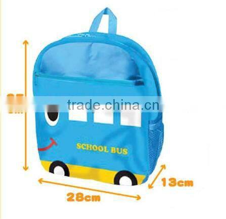 2013 newest cartoon style school bag for kids with PU