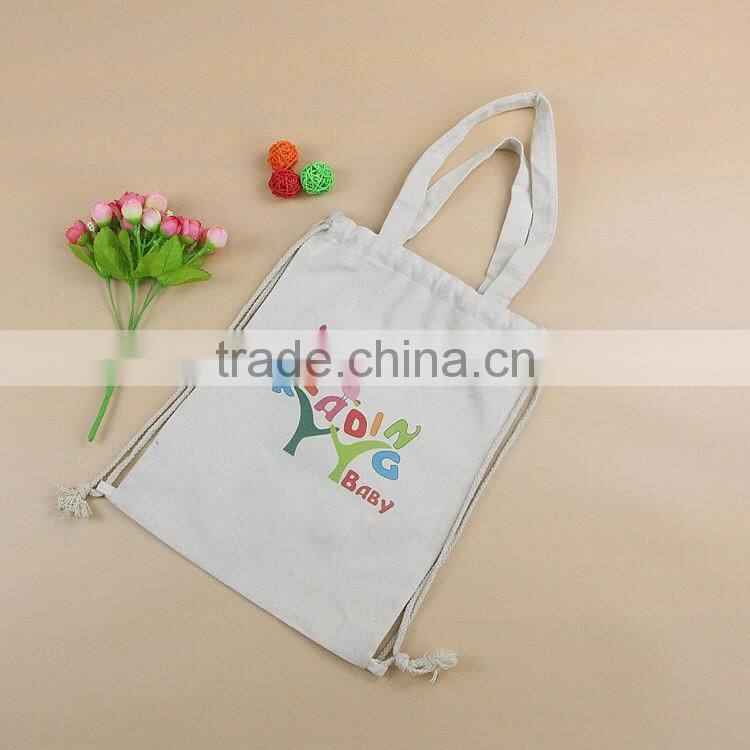 Reusable 100% natural cotton sack bag