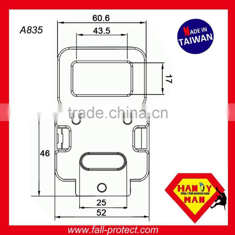 A836 Aluminum Quick Release Bayonet Buckle