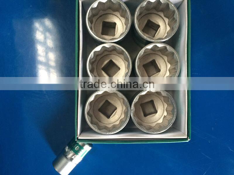 Berrylion 1/2" Socket 12 angle dual color CR-V Socket8mm-32mm Socket