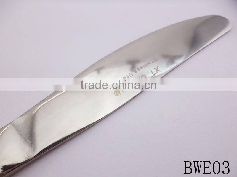 metal stainless steel telescopic high quality dinner kinfe/Steak knife with sawtooth