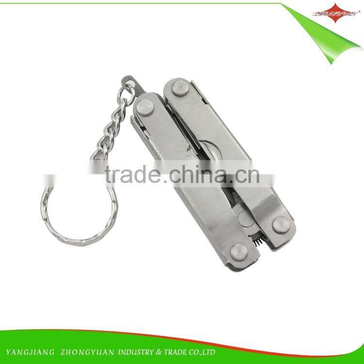 ZY-V1006 stainless steel fold pocket multi function tool pliers outdoor use