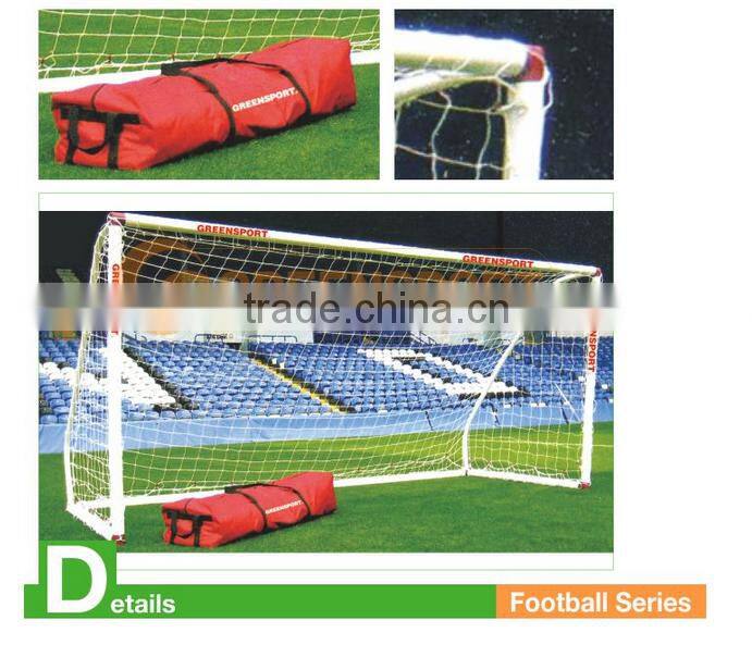 big size with high quality professional plastic soccer goal with carry bag packaging