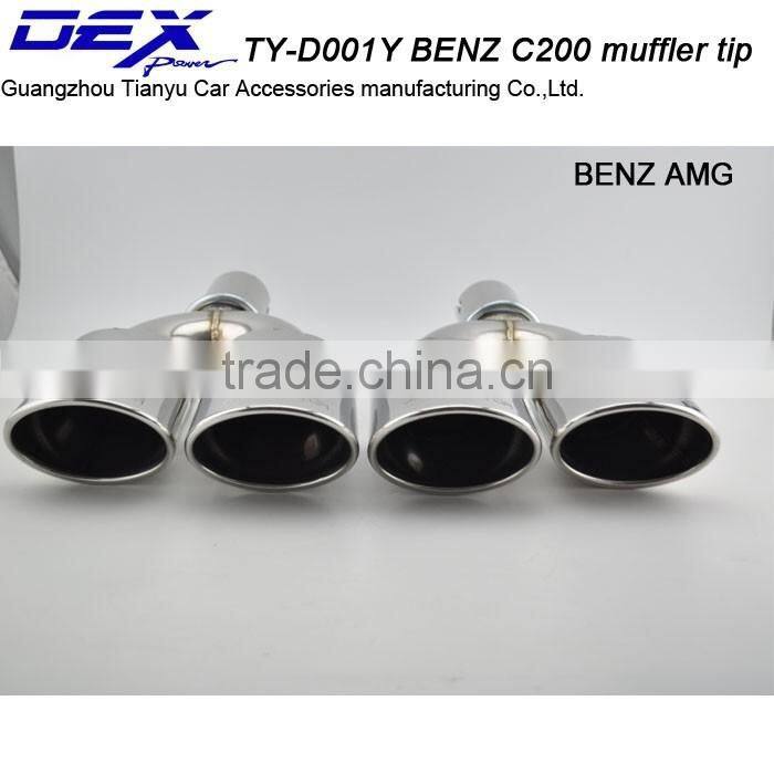 car part best price exhaust system exhaust pipe muffler tip for b-enz amg c200