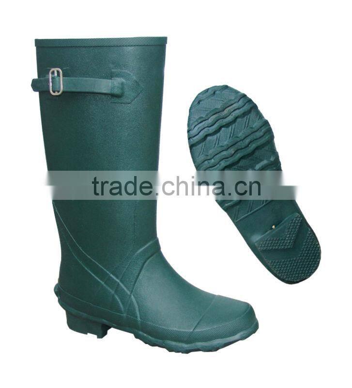 men's outdoor wellington boots with adjustable strap steel shank