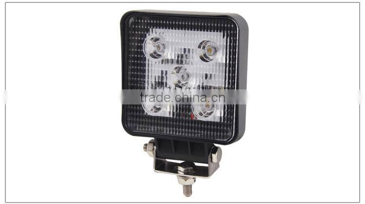 Long Lifespan Square Led Work Light Aluminum Plastic Housing Agricultural Driving Lamp