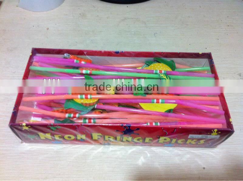 Fruit Drinking straws Umbrella straw210*5mm