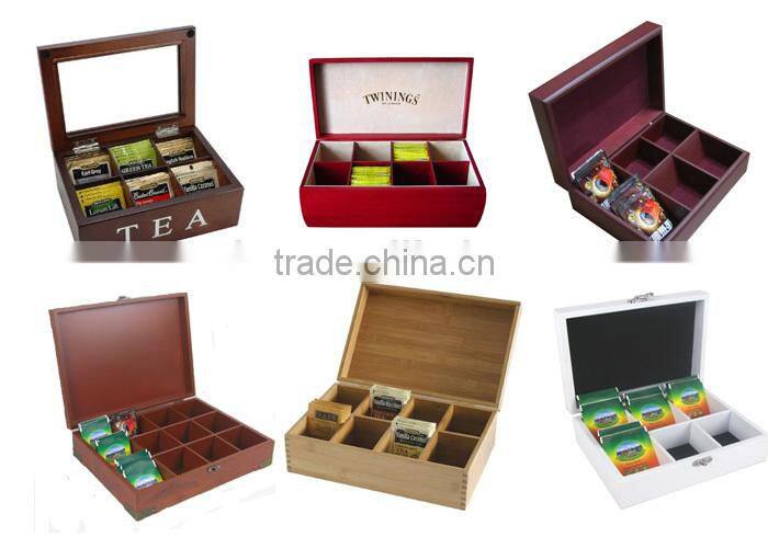 Wooden Tea Bags Box