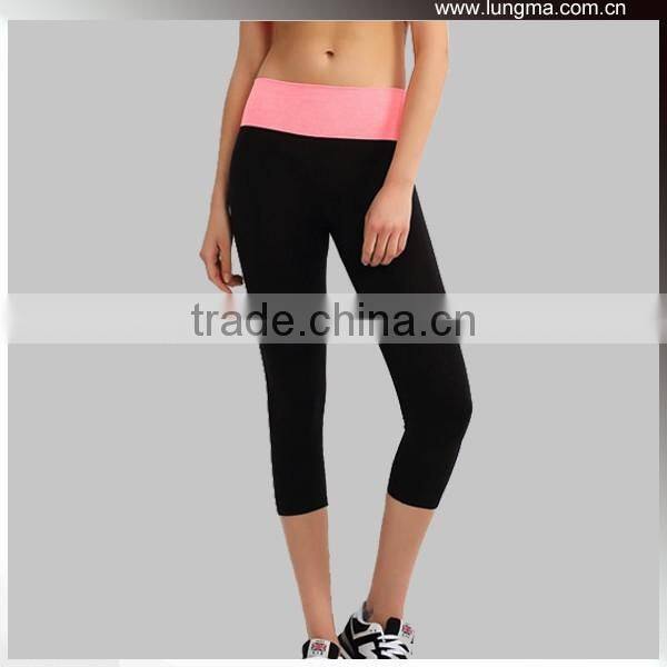 Women Compression Tight Yoga Capris Legging for Gym Fitness