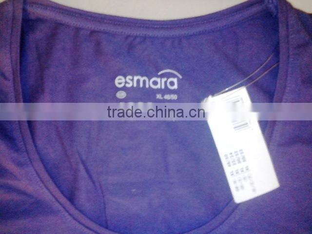 Ladies Fashionable T Shirt (Garment Stock lots / Apparel Stock / stocklots / Garment Apparel from Sri Lanka / Bangladesh)