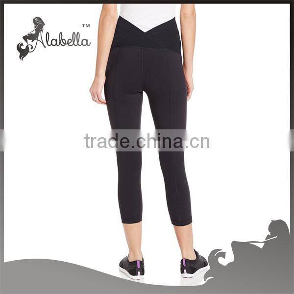 Nylon spandex maternity leggings for pregnant leggings