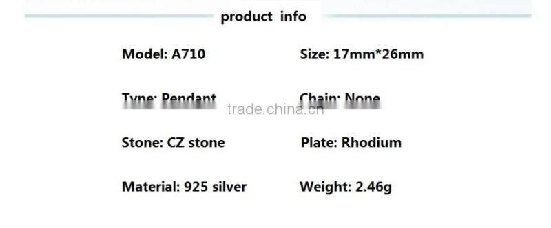 Popular Girl Fashion Girls Dainty Double Heart Pendant Necklace With AAA Zircon