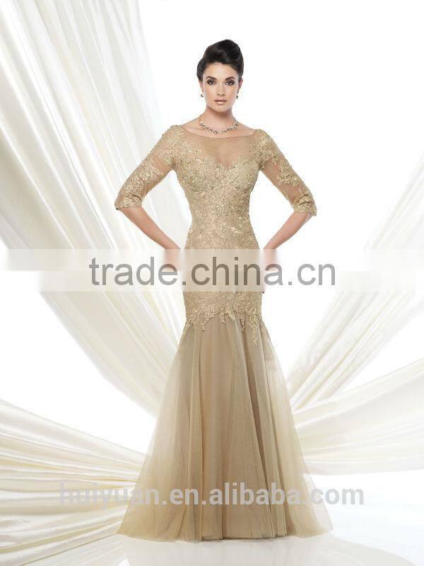 plus size chiffon long sleeve fat lady cocktail evening dress