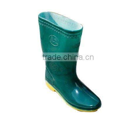 Water proof steel toe safety PVC rubber rain boots