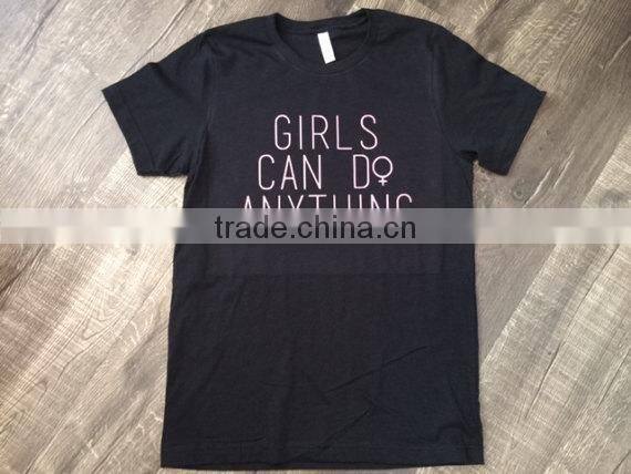 Wholesale Cheaper Custom Girls logo T-Shirt Made In China