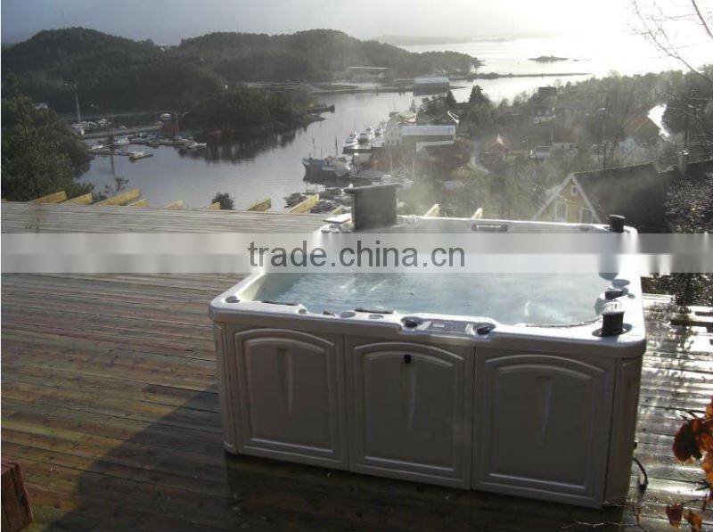 2014 high quality and low price luxury massage bathtub/ outdoor spa/hot tubs