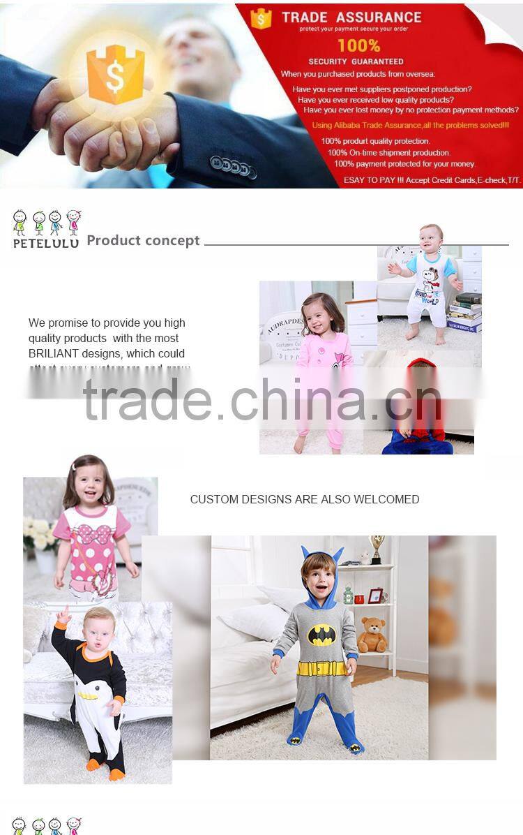 100% Cotton Button Crotch Guitar Romper Wholesale Clothing Baby China