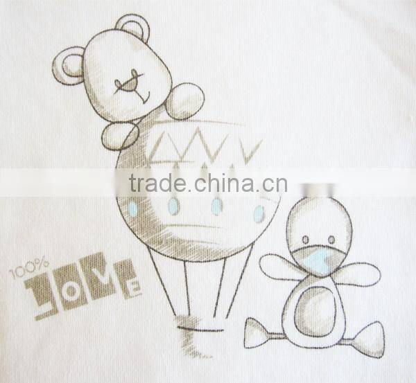 2017 Spring Baby 100% Cotton 2pcs Set t Shirt And Pants With Cute Bear Pattern Unisex Baby Clothes