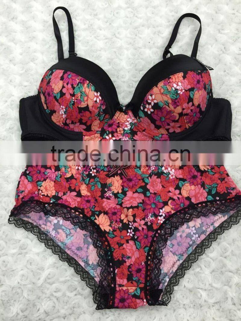 2017 hot sell good quality young girl underwear bra