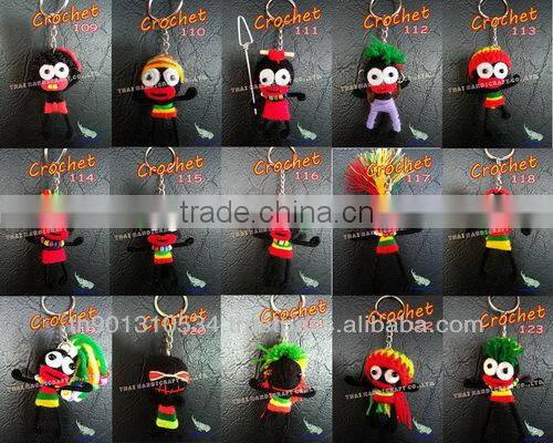 Handmade Crochet Key chains Wholesale Key rings
