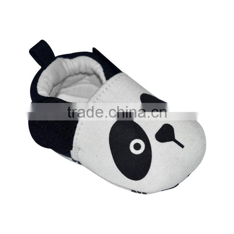 Cute panda face printed Baby booties
