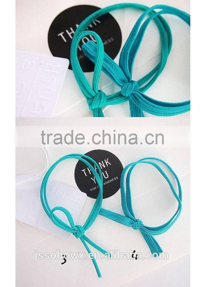 2017 Hot Sale Turquoise Knotted Hair Tie Set