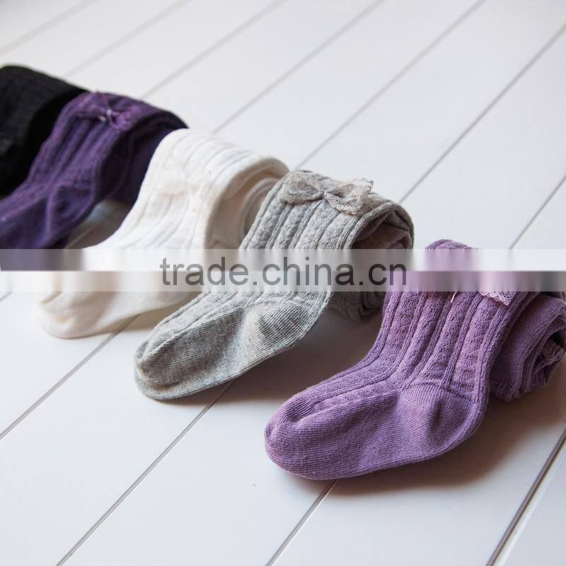 Wholesale Cotton Bulk Baby Girls Seamless Pantyhose Children Tights Leggings