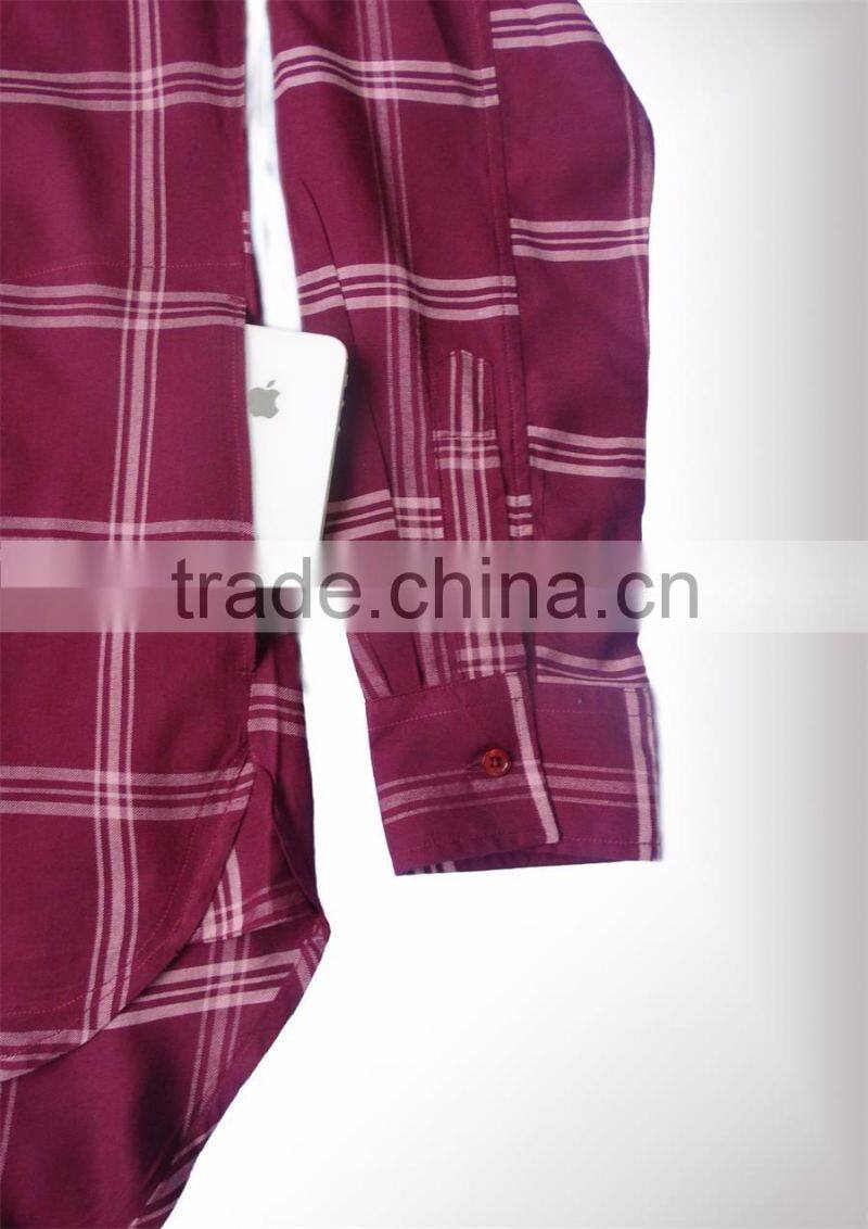 Latest design cotton casual men' s rayon Breathable shirt