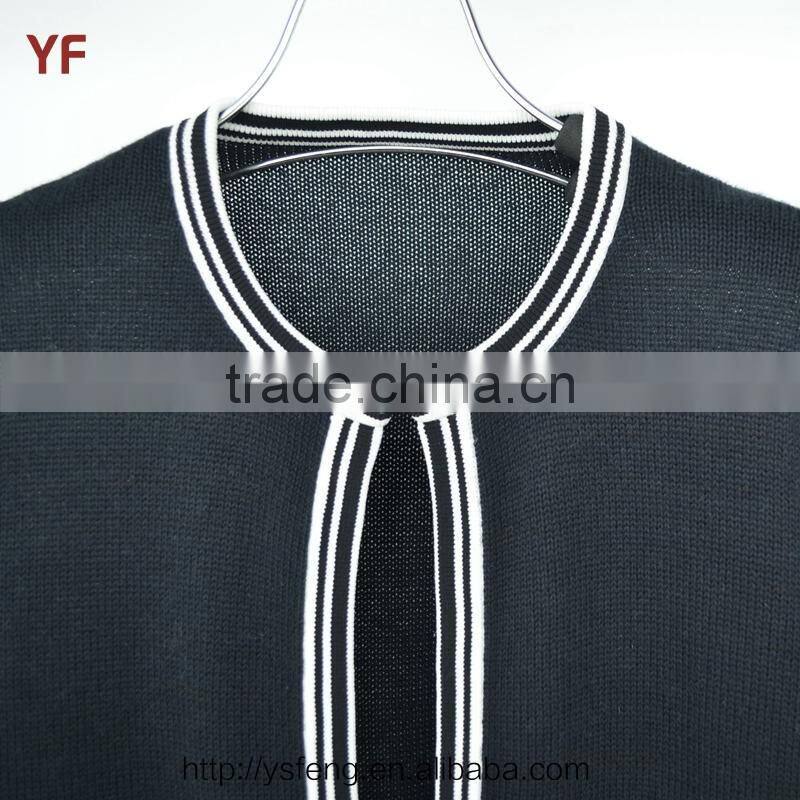 Open Chest Wool Cardigan Sweater Design For Women