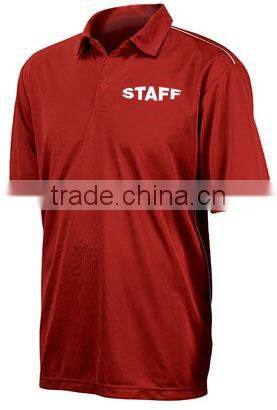 company staff uniform polo shirts of custom design