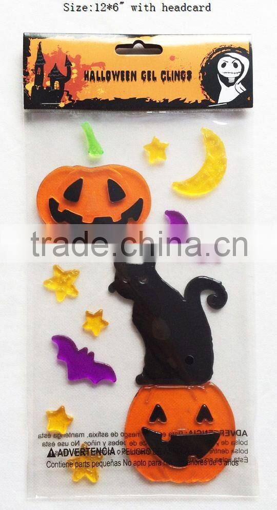 Halloween gel horrible hands window decoration window jelly cling