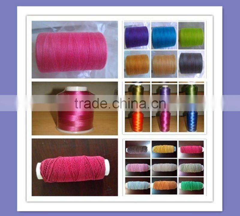 Mercerized crochet cotton prewound bobbin thread