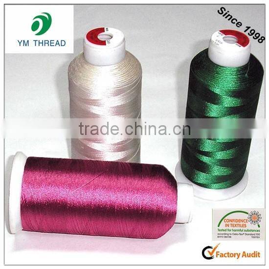 Wholesale 100% Polyester 108D 120D Embroidery Thread Colors