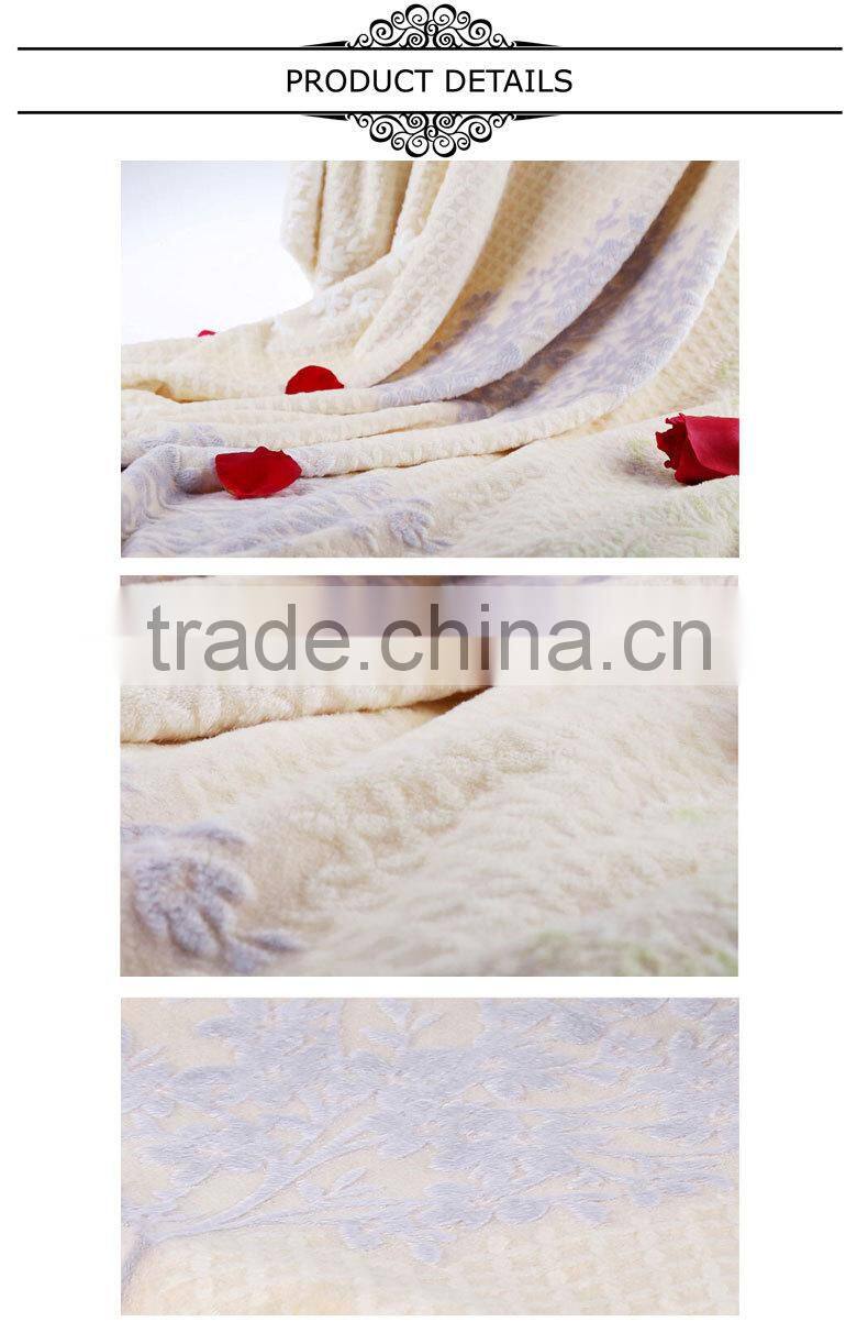 100%Polyester Embossed Super Soft Fabric For Baby/Soft Velvet/Home Textile