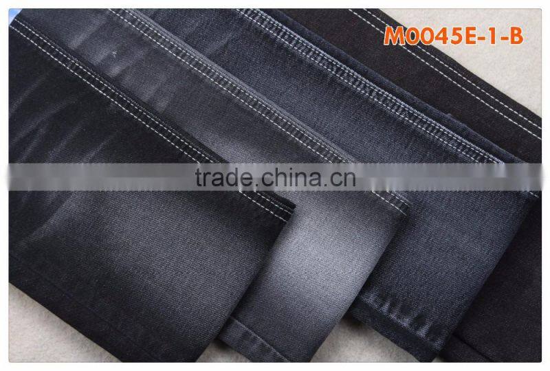 M0045E-1-B 10.6oz double layer cotton lycra denim jeans fabric