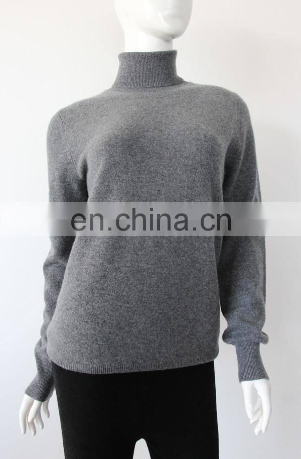 Manufacturer slouchy short sleeve crew neck pure cashmere sweater