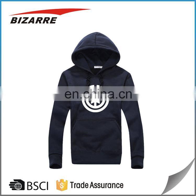 2018 Zip up wholesale plain blank high quality men hoodies