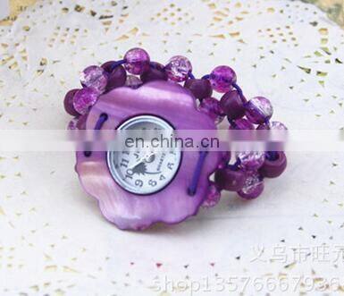 New Fashion Assorted Beach Watch Coconut Shell Bracelet Watch Palm Vintage wristwatch Ethnic Brazilian Fashion watch