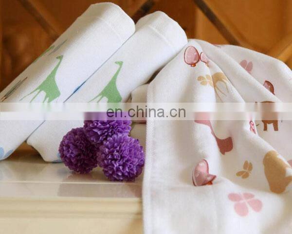 double layers gause style adult face towel printed