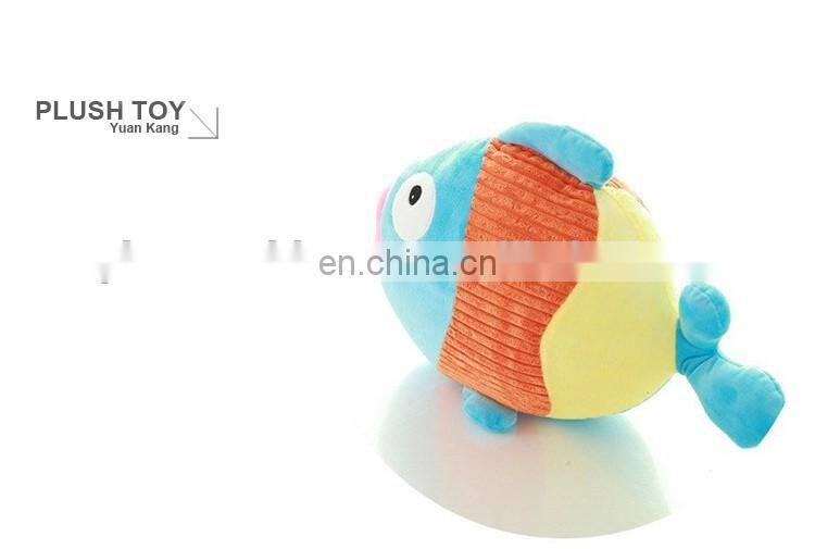 Aquarium soft rainbow fish plush toy