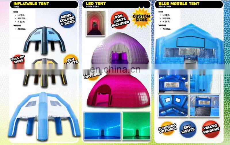 2017 Hot sale service equipment large inflatable dome tent