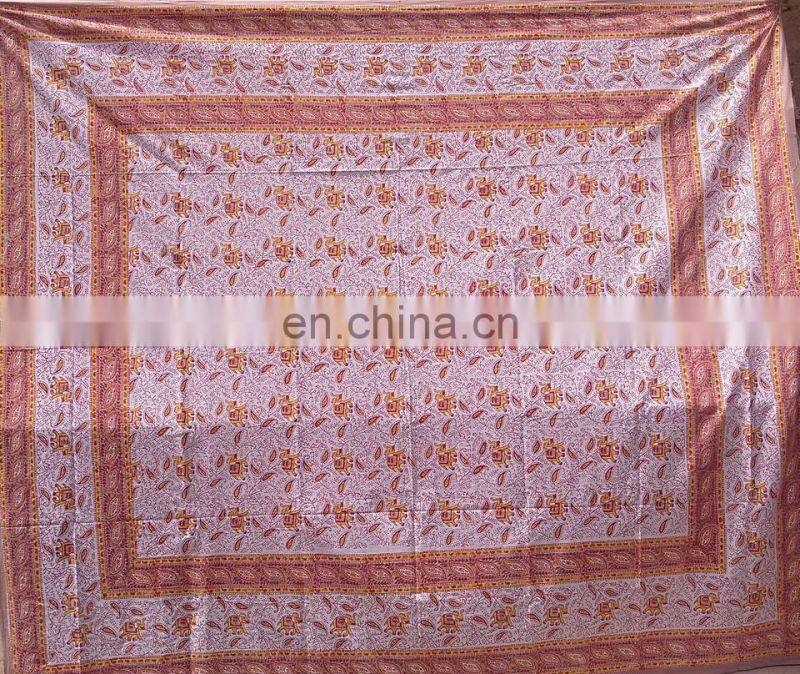 Best sale high quality pretty elegant colorful wholesale indian printed bedsheets