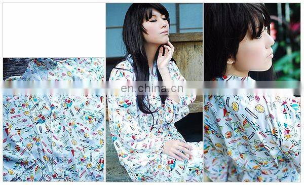 chinavictor uniform 100% cotton hot sexy girl adult free size japan pajamas