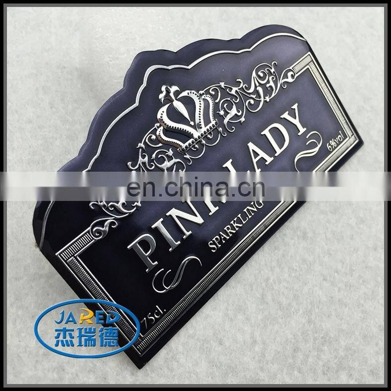 Europe regional feature skilful wine bottle neck label