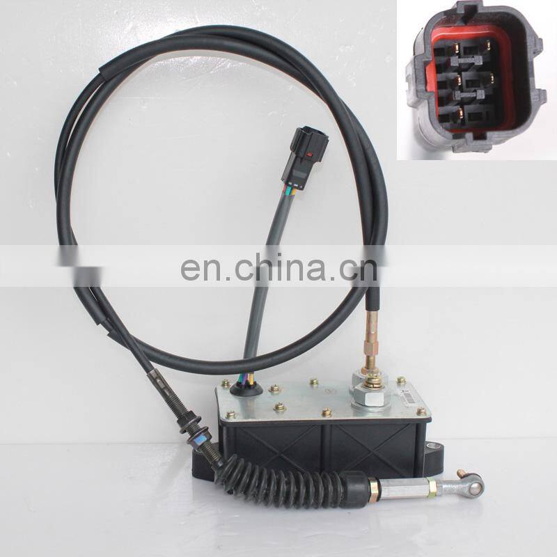 SANY Electric Parts Throttle Motor For AC1500 With Double Line Excavator Guangzhou Supplier
